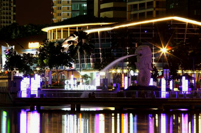Lion City at Night