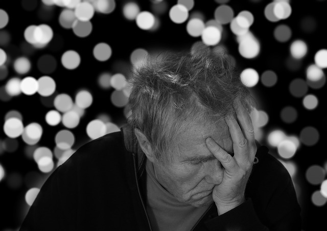 Man with alzheimer’s