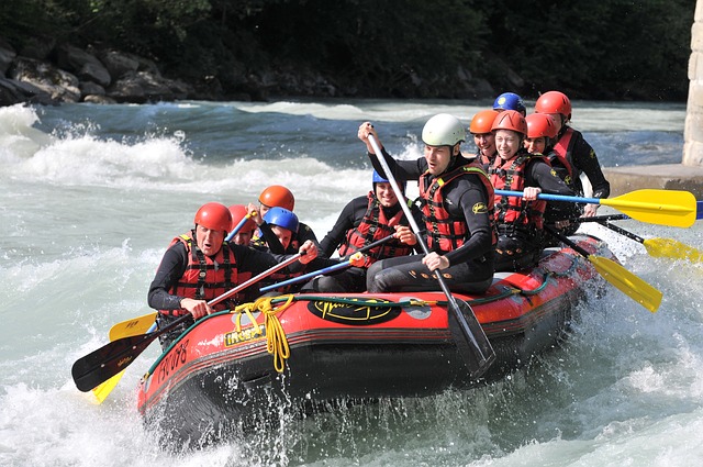 water rafting